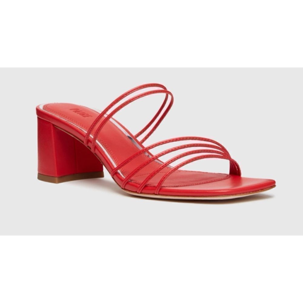 Paige Esme Sandal in 
COLOR - CANDY RED LEATHER Size 8.5 / excellent